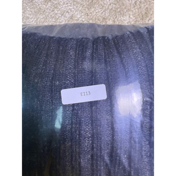 Twenty One Gray Cable Knit Wool Roll Neck Sleeveless Sweater Dress Size S E113 - Picture 10 of 10